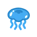Jellyfish cartoon animated emoji