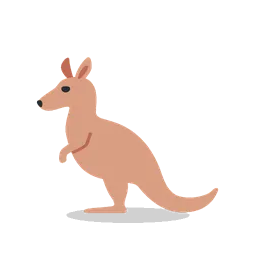 Kangaroo animated emoji