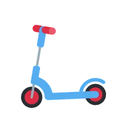 Kick scooter animated emoji
