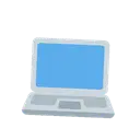 Laptop cartoon animated emoji