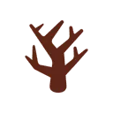 Leafless tree cartoon animated emoji