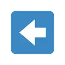 Left arrow cartoon animated emoji