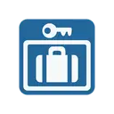 Left luggage cartoon animated emoji