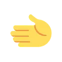 Leftwards hand cartoon animated emoji