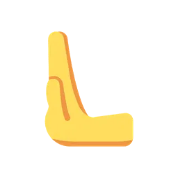 Leftwards pushing hand animated emoji