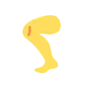 Leg cartoon animated emoji
