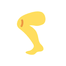 Leg animated emoji