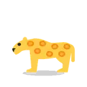 Leopard cartoon animated emoji