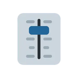 Level slider animated emoji
