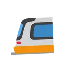 Light rail cartoon animated emoji
