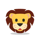 Lion cartoon animated emoji