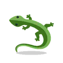 Lizard cartoon animated emoji