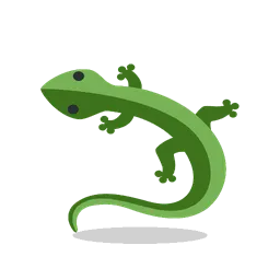 Lizard animated emoji