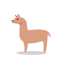 Llama animated emoji