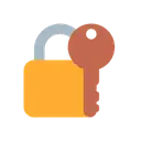 Locked with key cartoon animated emoji