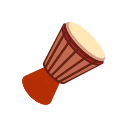 Long drum animated emoji