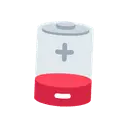 Low battery cartoon animated emoji