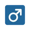 Male sign cartoon animated emoji