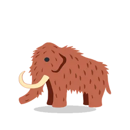 Mammoth animated emoji