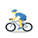 Man biking cartoon animated emoji