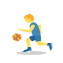 Man bouncing ball cartoon animated emoji