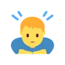 Man bowing cartoon animated emoji