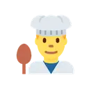 Man cook cartoon animated emoji