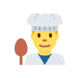 Man cook animated emoji