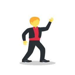Man dancing animated emoji