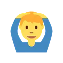 Man gesturing OK cartoon animated emoji