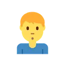 Man pouting cartoon animated emoji