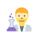Man scientist cartoon animated emoji