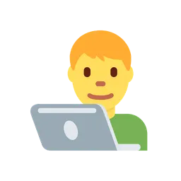 Man technologist animated emoji
