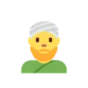 Man wearing turban cartoon animated emoji
