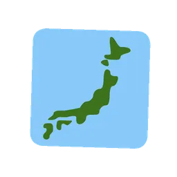 Map of Japan animated emoji