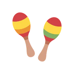 Maracas animated emoji