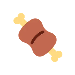 Meat on bone animated emoji