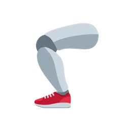 Mechanical leg animated emoji