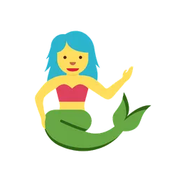 Mermaid animated emoji