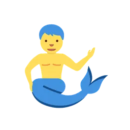 Merman animated emoji