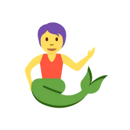 Merperson animated emoji