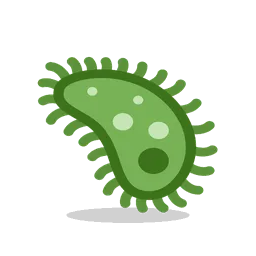 Microbe animated emoji