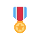 Military medal cartoon animated emoji