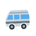 Minibus cartoon animated emoji
