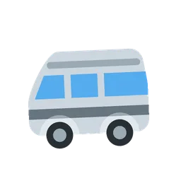 Minibus animated emoji