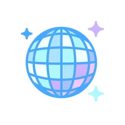 Mirror ball animated emoji