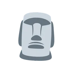 Moai animated emoji
