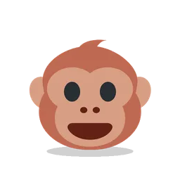 Monkey face animated emoji