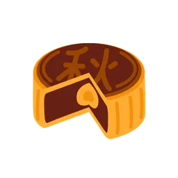 Moon cake animated emoji
