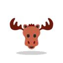 Moose cartoon animated emoji